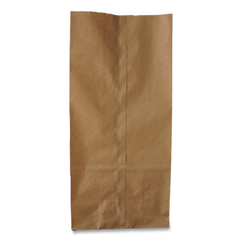 Grocery Paper Bags, #6 Size, 5.88" x 3.63" x 11", Natural, 500/Bundle