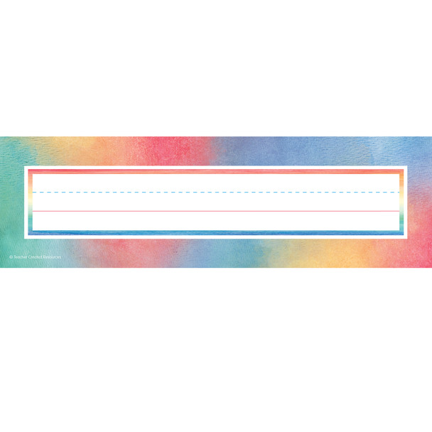 Watercolor Name Plates, 36 Per Pack, 6 Packs Watercolor Name Plates, 36 Per Pack, 6 Packs