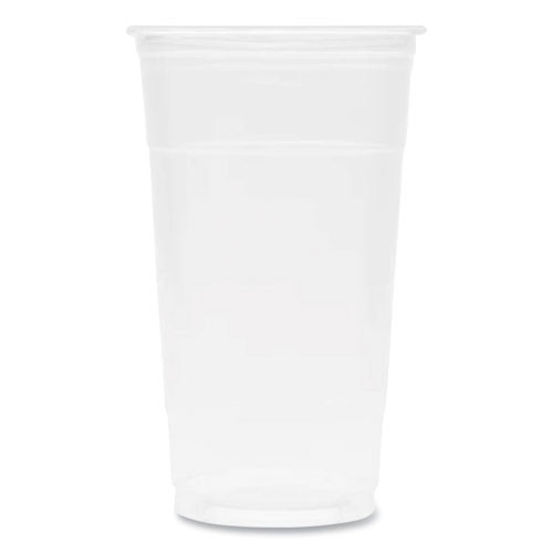 PET Plastic Cups, 32 oz, Clear, 300/Carton