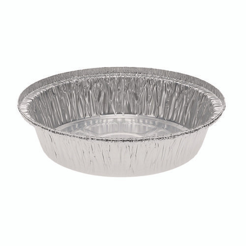 Aluminum Take-Out Container, 24 oz, 7" Diameter x 1.53" h, Silver, 250/Carton
