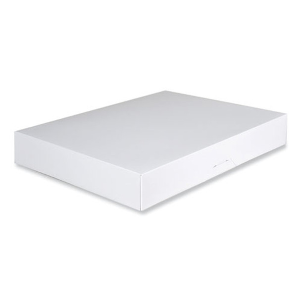 Donut Boxes, 15 x 11.5 x 2.25, White, Paper, 100/Carton Donut Boxes, 15 x 11.5 x 2.25, White, Paper, 100/Carton