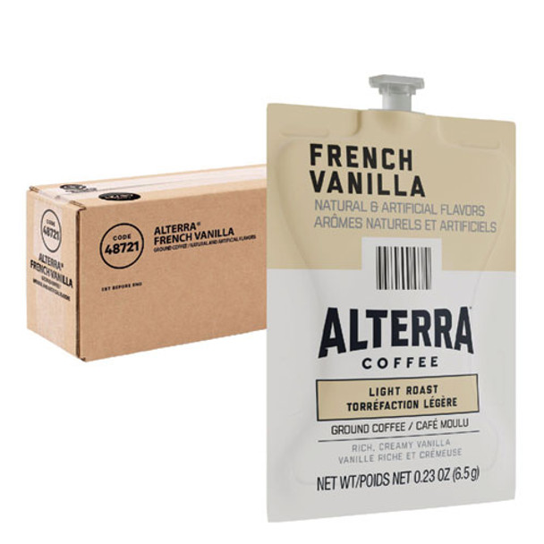 Alterra French Vanilla Coffee Freshpack, 40/Carton