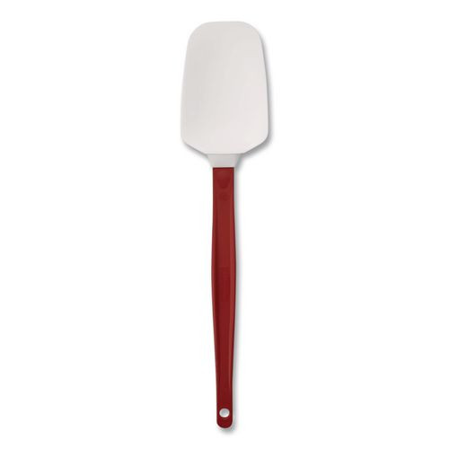 High Heat Scraper Spoon, Plastic, 13.5", Red/White