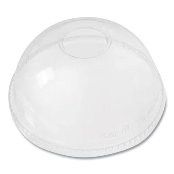 PET Lids, Dome Lid, Fits 12 oz to 24 oz Cold Cups, Plastic, Clear, 1,000/Carton PET Lids, Dome Lid, Fits 12 oz to 24 oz Cold Cups, Plastic, Clear, 1,000/Carton