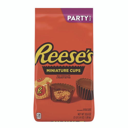 Peanut Butter Cups Miniatures, Party Pack, 35.6 oz Bag