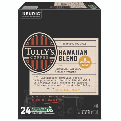 Hawaiian Blend Coffee K-Cups, 24/Box