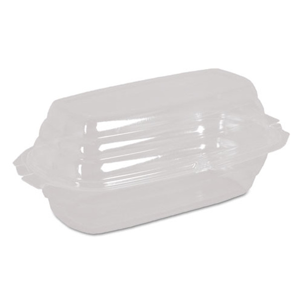 Comet Dessertware Containers/Lids, Banana Split, 4 x 8 x 3.12, Clear, Plastic, 500/Carton