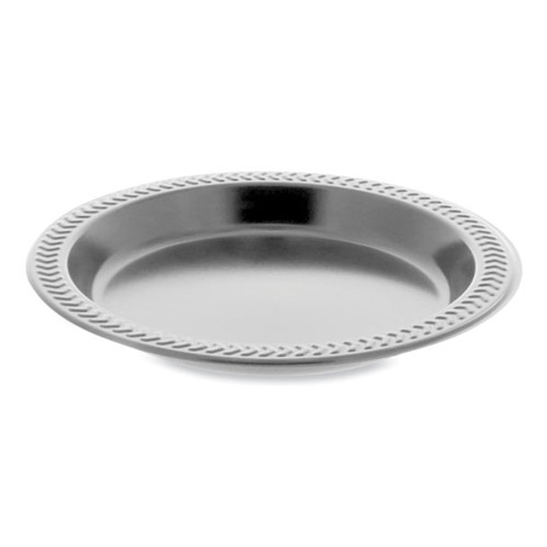 Meadoware Impact Plastic Dinnerware, Plate, 6" dia, Black, 1,000/Carton Meadoware Impact Plastic Dinnerware, Plate, 6" dia, Black, 1,000/Carton