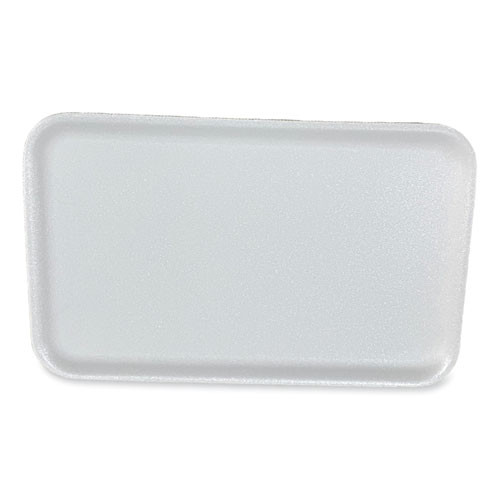 Meat Trays, #16S, 11.63 x 7.25 x 0.54, White, Foam, 250/Carton