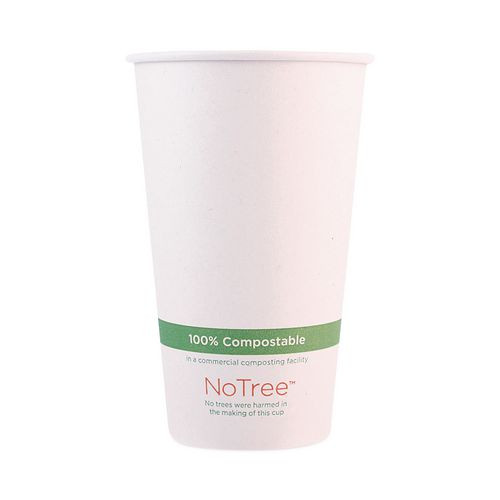 NoTree Paper Hot Cups, 16 oz, Natural, 1,000/Carton