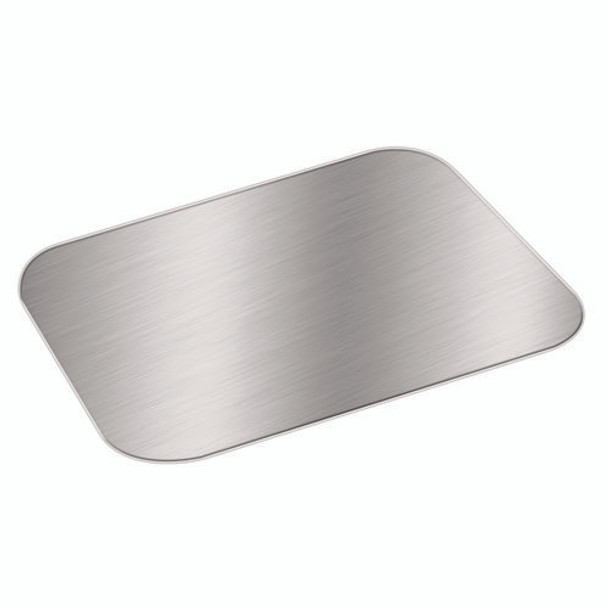 Foil Laminated Board Lid for Take Out Containers, 6.25 x 8.37, White/Silver, Paper, 500/Carton