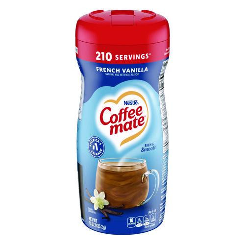 French Vanilla Creamer Powder, 15 oz Canister