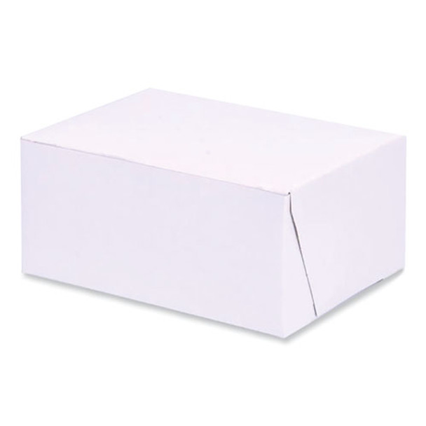 Bakery Boxes, Standard, 6 x 4.45 x 2.75, White, Paper, 250/Carton Bakery Boxes, Standard, 6 x 4.45 x 2.75, White, Paper, 250/Carton