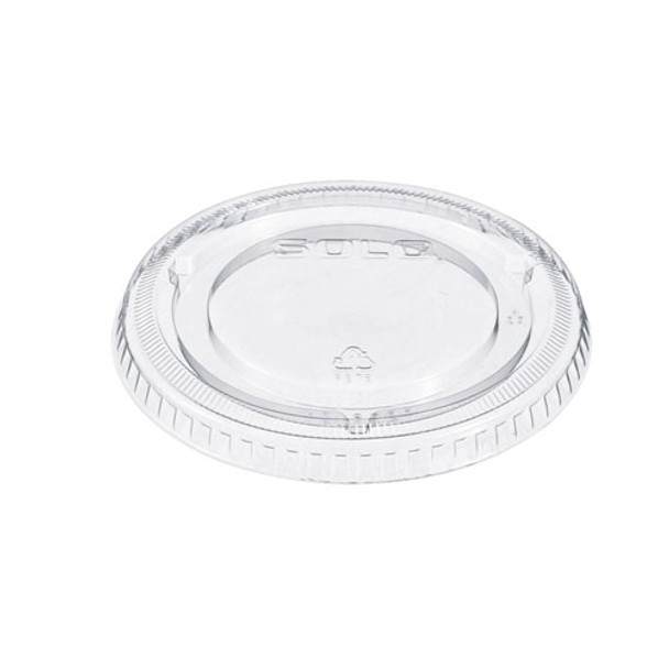 Non-Vented Cup Lids, Fits 9 oz to 22 oz Cold Cups, Plastic, Clear, 1,000/Carton