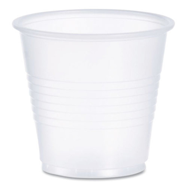 High-Impact Polystyrene Cold Cups, 3.5 oz, Plastic, Translucent, 100/Sleeve, 25 Sleeves/Carton High-Impact Polystyrene Cold Cups, 3.5 oz, Plastic, Translucent, 100/Sleeve, 25 Sleeves/Carton
