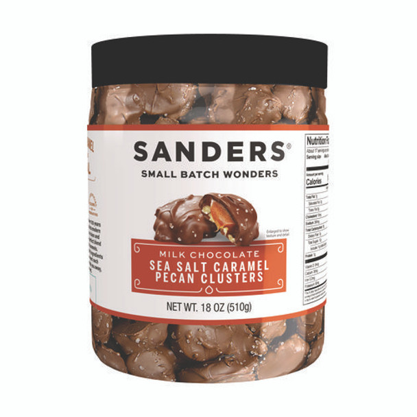 Small Batch wonders Sea Salt Caramel Pecan Clusters, 18 oz Tub