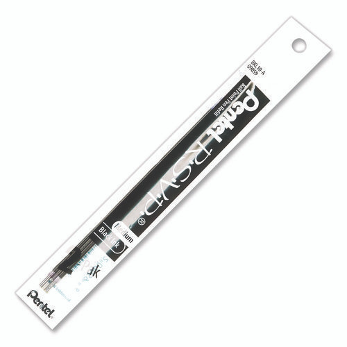 Refill for Pentel R.S.V.P. Ballpoint Pens, Medium 1 mm Conical Tip, Black Ink, 2/Pack
