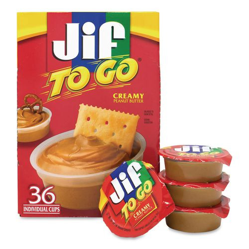 Spreads, Creamy Peanut Butter, 1.5 oz Cup, 36 Cups/Carton