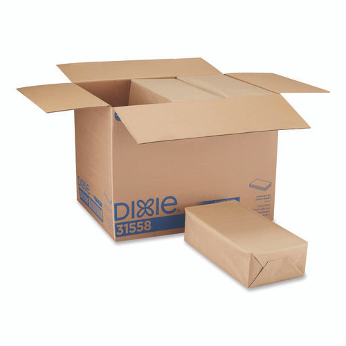 1/8-Fold Dinner Napkin, 1-Ply, 15 x 16.8, White, 350/Pack, 12 Packs/Carton