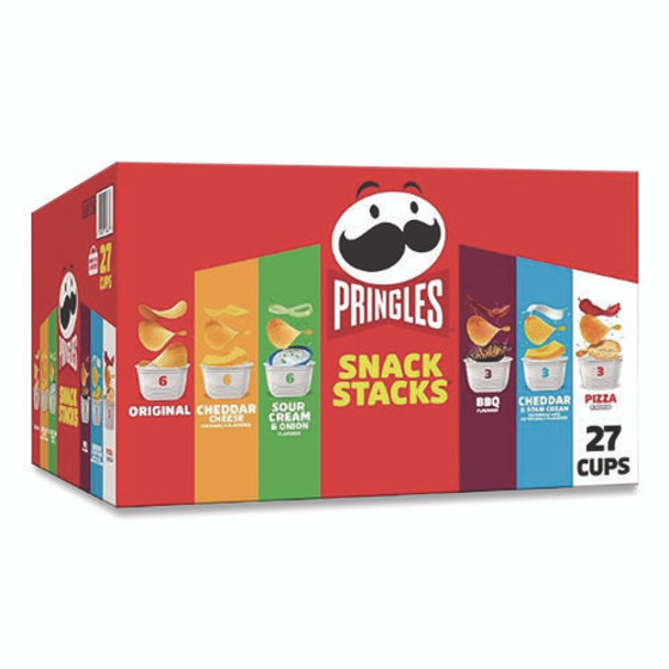 Snack Stack Variety Pack Crisps, (6) 0.67 and (21) 0.74 oz/Tubs, 27/Carton
