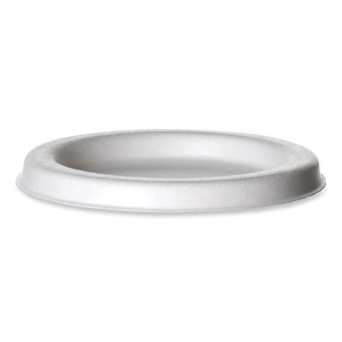 Sugarcane Portion Cup Lids, Fits 2 oz Portion Cups, White, 2,500/Carton
