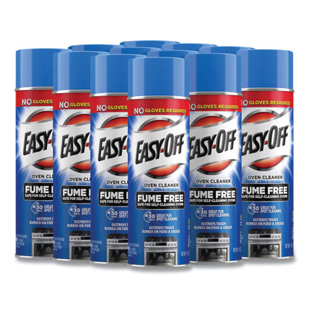 Fume-Free Oven Cleaner, Lemon Scent 14.5 oz Aerosol Spray, 12/Carton