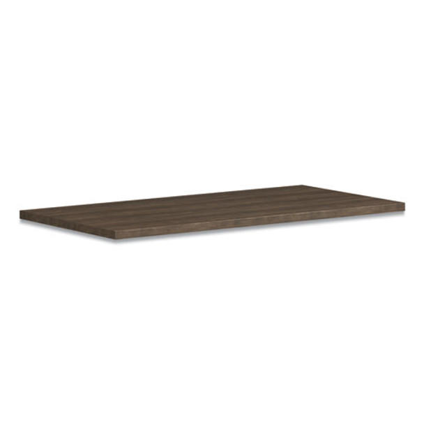 Coze Writing Desk Worksurface, Rectangular, 48" x 24", Florence Walnut