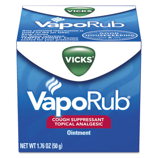 VapoRub, 1.76 oz Jar, 36/Carton