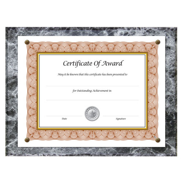 Award-A-Plaque Document Holder, Acrylic/Plastic, 10.5 x 13, Black