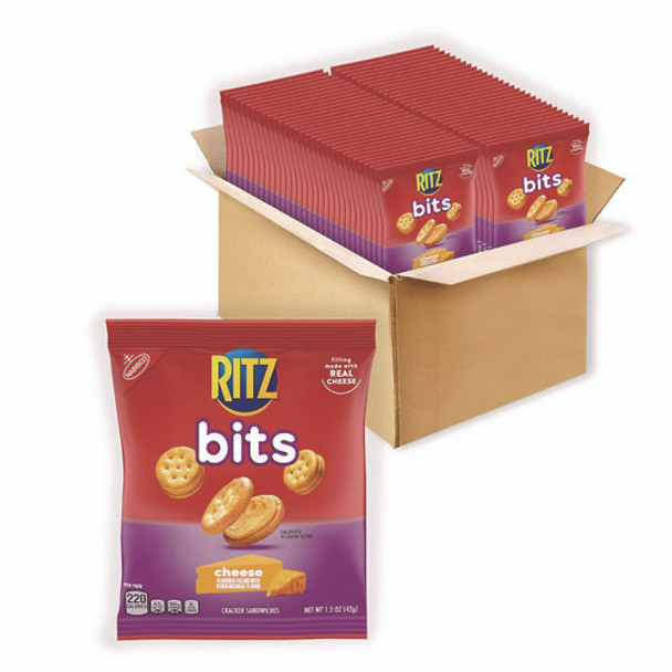 Ritz Bits, Cheese, 1.5 oz Packs, 60/Carton