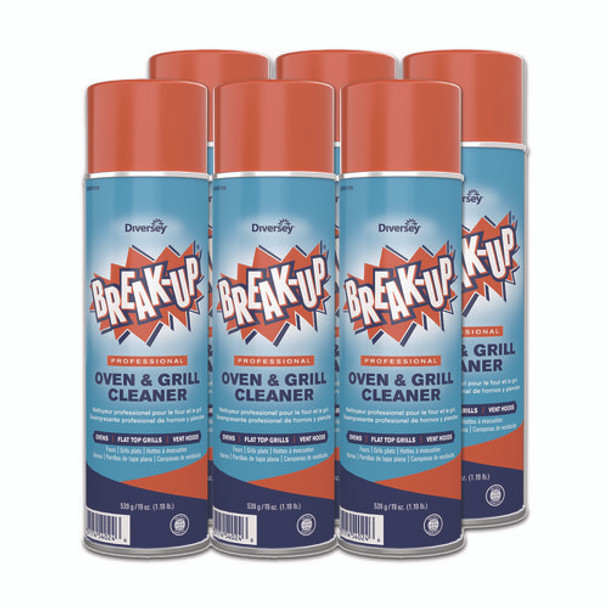 Oven And Grill Cleaner, Ready to Use, 19 oz Aerosol Spray 6/Carton