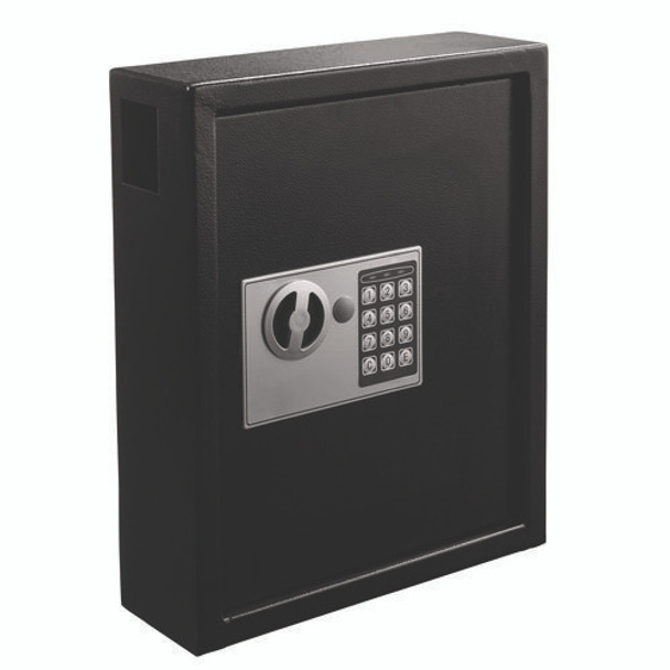 Steel Digital Lock Key Cabinet, 40-Key, 13 x 4 x 14.3, Stainless Steel 304, Black Steel Digital Lock Key Cabinet, 40-Key, 13 x 4 x 14.3, Stainless Steel 304, Black