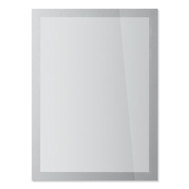DURAFRAME SUN Sign Holder, 8.5 x 11, Silver Frame, 2/Pack