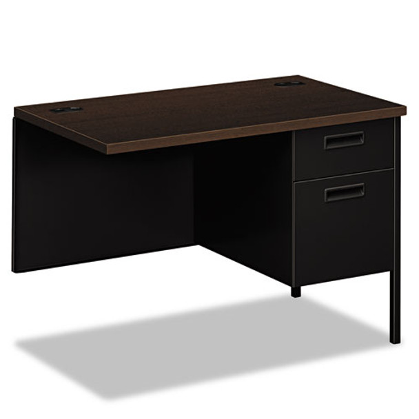 Metro Classic Series Workstation Return, Right, 42w x 24d x 29.5h, Mocha/Black