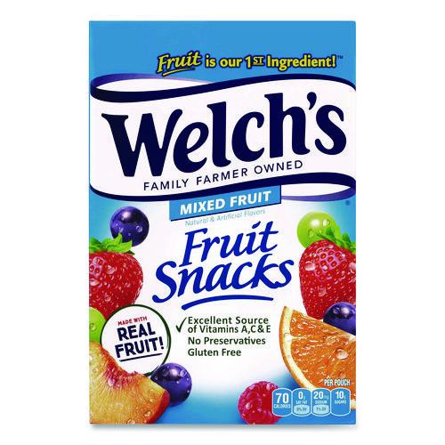 Fruit Snacks, Mixed Fruit, 0.9 oz Pouch, 40/Box