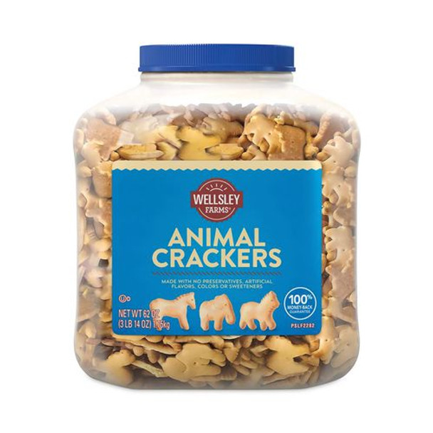 Animal Crackers, 62 oz Tub