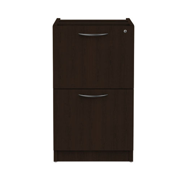Alera Valencia Series Full Pedestal File, Left or Right, 2 Legal/Letter-Size File Drawers, Espresso, 15.63" x 20.5" x 28.5" Alera Valencia Series Full Pedestal File, Left or Right, 2 Legal/Letter-Size File Drawers, Espresso, 15.63" x 20.5" x 28.5"