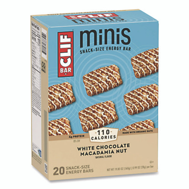 Energy Bar Minis, White Chocolate Macadamia Nut, 1 oz, 20/Box
