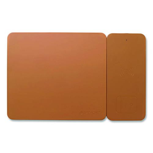 MagPad Charger and Mouse Pad, Brown
