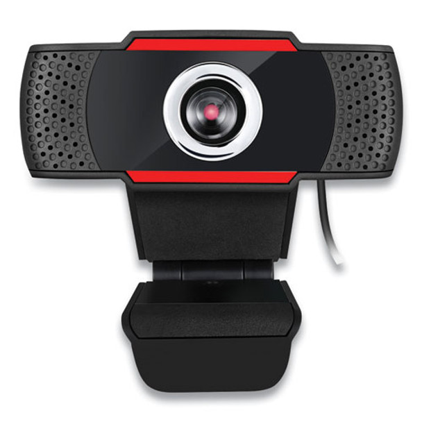 CyberTrack H3 720P HD USB Webcam with Microphone, 1280 pixels x 720 pixels, 1.3 Mpixels, Black