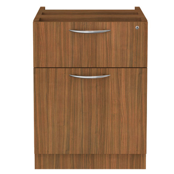 Alera Valencia Series Hanging Pedestal File, Left/Right, 2-Drawer: Box/File, Legal/Letter, Modern Walnut,15.63 x 20.5 x 19.25 Alera Valencia Series Hanging Pedestal File, Left/Right, 2-Drawer: Box/File, Legal/Letter, Modern Walnut,15.63 x 20.5 x 19.25