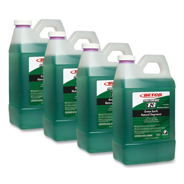 Green Earth Natural Degreaser, Mild Scent, 2 L Bottle, 4/Carton