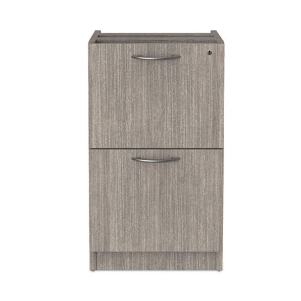 Alera Valencia Series Full Pedestal File, Left or Right, 2 Legal/Letter-Size File Drawers, Gray, 15.63" x 20.5" x 28.5" Alera Valencia Series Full Pedestal File, Left or Right, 2 Legal/Letter-Size File Drawers, Gray, 15.63" x 20.5" x 28.5"