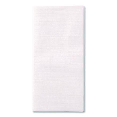 Dinner Napkins, 17 x 17, White, 1/8 Fold, 300/Carton