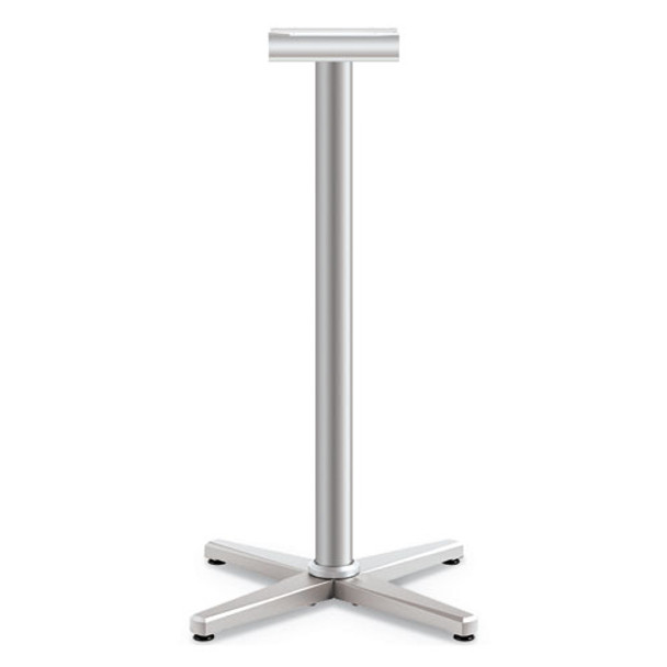 Arrange X-Leg Base for 30" to 36" Tops, 25.59w x 25.59d x 40h, Silver
