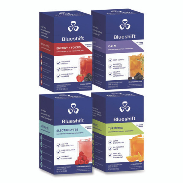 Variety Pack Drink Mix, Assorted Flavors, Individual Packets, 10/Pack. 4 Packs/Carton
