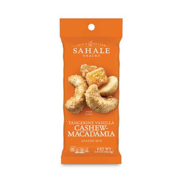 Glazed Mixes, Tangerine Vanilla, 1.5 oz Pouch, 18/Carton