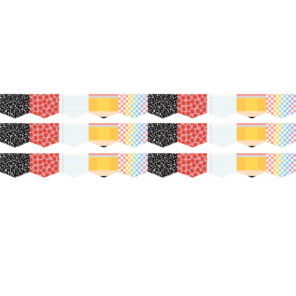 Cool for School Die-Cut Border Trim, 35 Feet Per Pack, 3 Packs