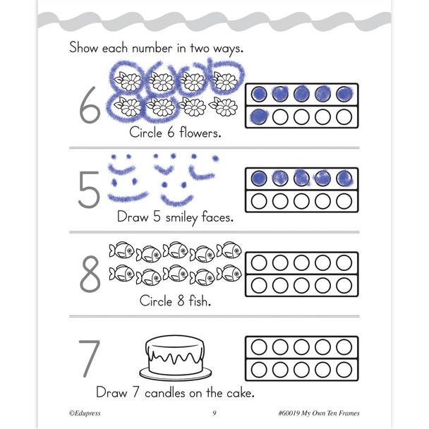 My Own Books: My Ten Frame Book, 25 Pack