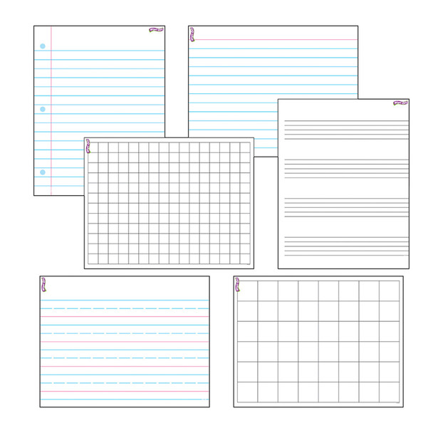 Papers & Grids Wipe-Off® Charts Combo Pack